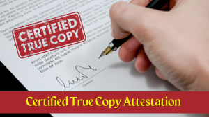 Certified True Copy Dubai